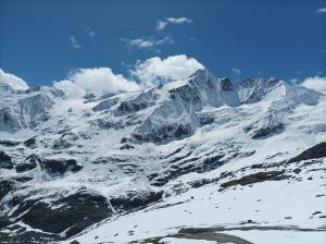 Severní stěna Grossglockneru s legendárním bivakem
