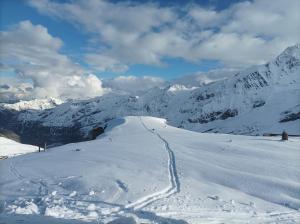 Poslední metry k Oberwalderhütte