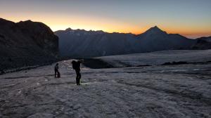 3) Ranní stoupání na Stralhorn