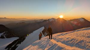 5) Ranní ptáčata cestou na Nadelhorn