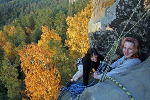 Klára funí jak lokomotiva