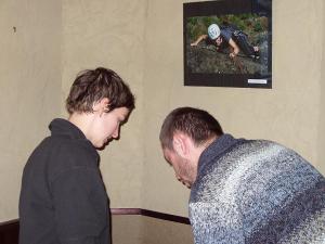 Sobotní příprava výstavy