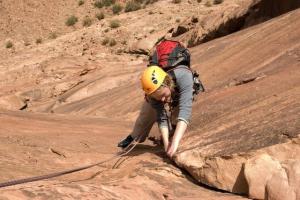 Nádherná sokolíková spára (6a) ve Flight of Fancy