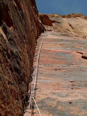 2. délka Catfish corner (6c), skvěle odjištěno 2