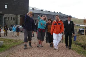 Odpoledne průvod vyrazil...