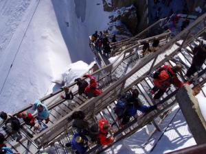 Hana Turková: Vyhlídkové terasy na Aiguille du Mi