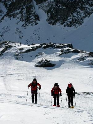 Stoupání na Hranatou věž