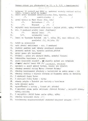 Seznam otázek pro přezkoušení