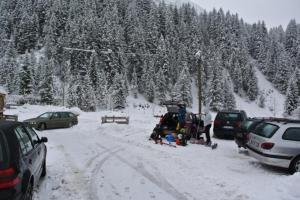 A je to tu. Dál jen na lyžích.