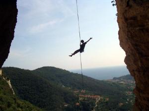 Při slaňování nám cáká adrenalin z uší