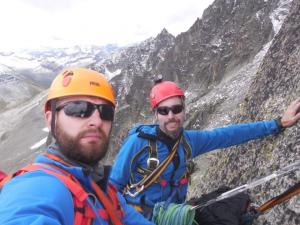 Dragan a Radim na štandu v šesté délce