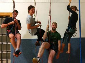 Lanové techniky v tělocvičně
