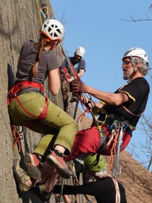 Slanění Ivoše s Luckou - přesedání na jiný štand