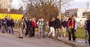 Menší část Humanity na výletě ve Všenore