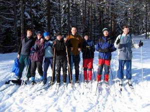 Skupiny vyráží na lyže