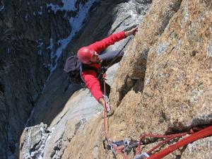 Čištění délky ve Švýcarské cestě, Grand Capucin