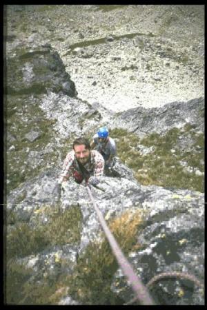 Vysoké Tatry, Kozí kopka, prvovýstup Přímou variantou pilířem z Červené doliny IV, sleduje Lukáš Blu