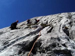 Wasserrillenkletterei zwei