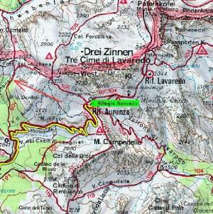 Tábořiště-viz šipka