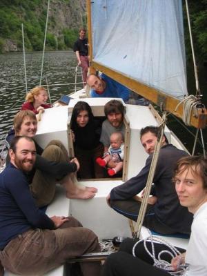 Projížďka spřátelených oddílů