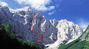 Skalaška smer. Foto: www.prezlc.si